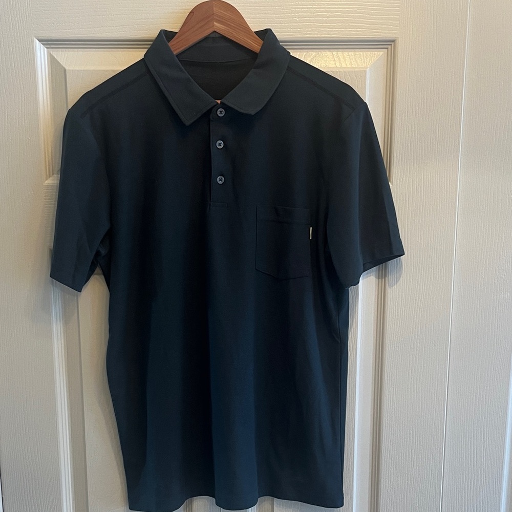 Vuori Ace Polo Shirt Men's Medium Navy Blue